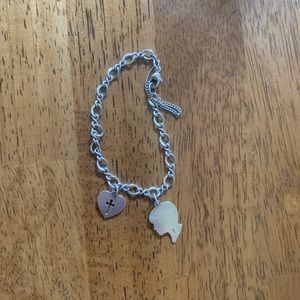 SOLD James Avery bracelet with charms